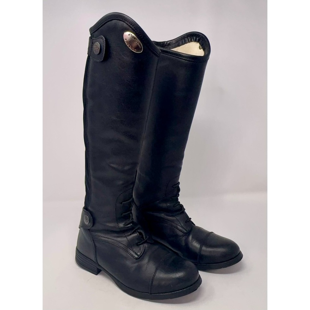 Parlanti Passion Field Riding Boots Kids EU 31/13 Black‎ Leather Equestrian